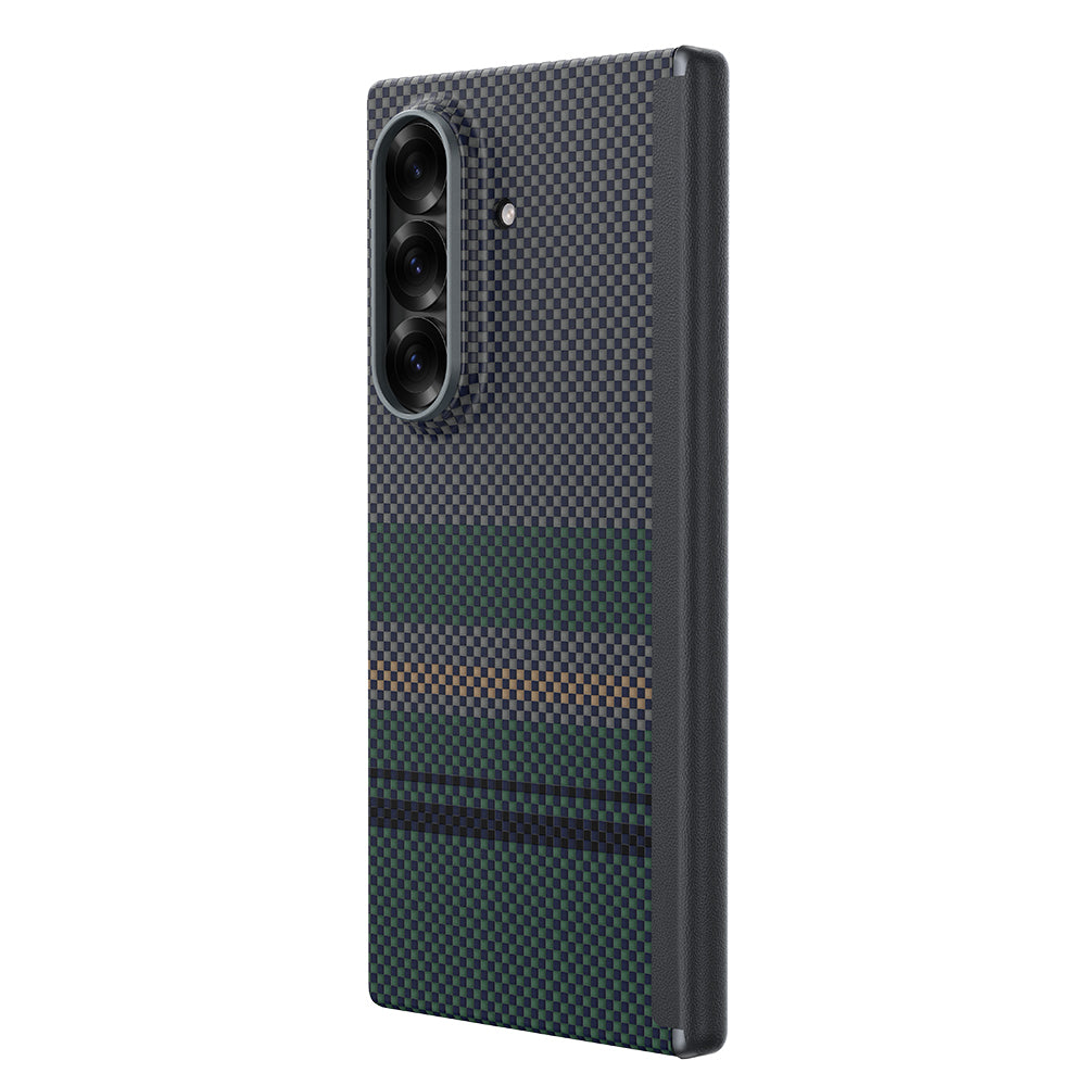 Galaxy Z Fold 7 Benks ArmorAir Aurora Grand Combo Üçlü Aksesuar Seti (Ön Arka Kevlar Karbon Kılıf + Ekran Koruyucu)