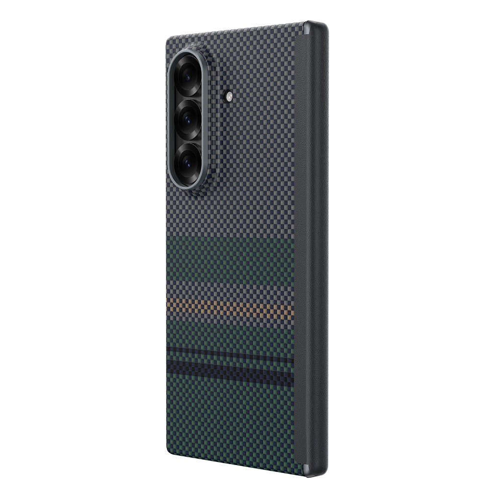 Galaxy Z Fold 7 Benks ArmorAir Aurora Grand Combo Üçlü Aksesuar Seti (Ön Arka Kevlar Karbon Kılıf + Ekran Koruyucu)