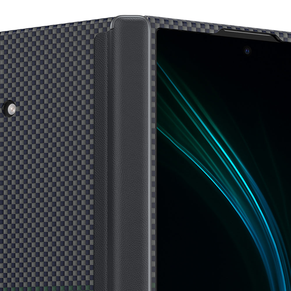 Galaxy Z Fold 7 Benks ArmorAir Aurora Grand Combo Üçlü Aksesuar Seti (Ön Arka Kevlar Karbon Kılıf + Ekran Koruyucu)