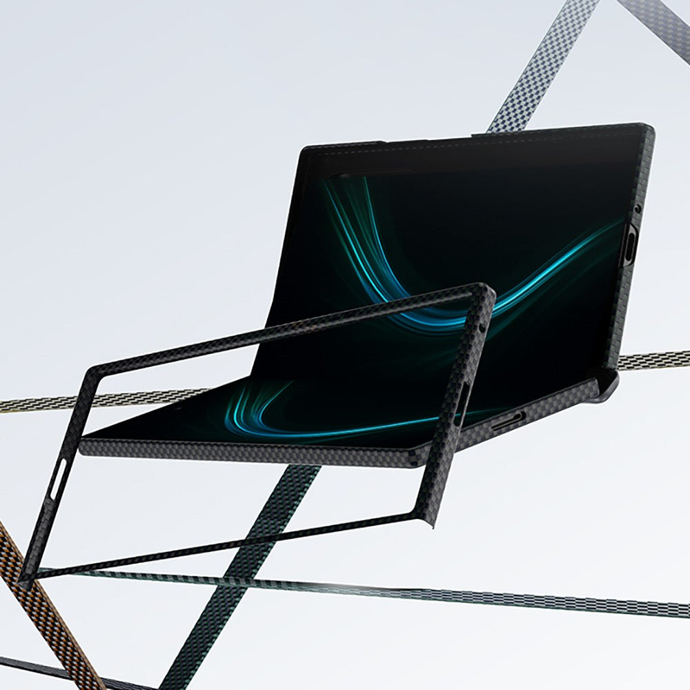Galaxy Z Fold 7 Benks ArmorAir Aurora Grand Combo Üçlü Aksesuar Seti (Ön Arka Kevlar Karbon Kılıf + Ekran Koruyucu)