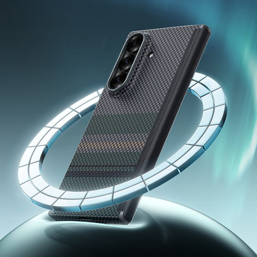 Galaxy Z Fold 7 Benks ArmorAir Aurora Grand Combo Üçlü Aksesuar Seti (Ön Arka Kevlar Karbon Kılıf + Ekran Koruyucu)