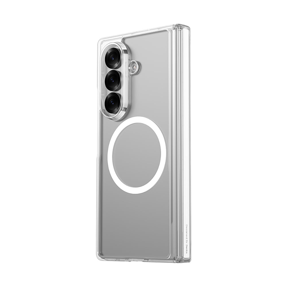 Galaxy Z Fold 7 Benks Crystal Grand Combo Üçlü Aksesuar Seti (Ön Arka Şeffaf Kılıf + Ekran Koruyucu)