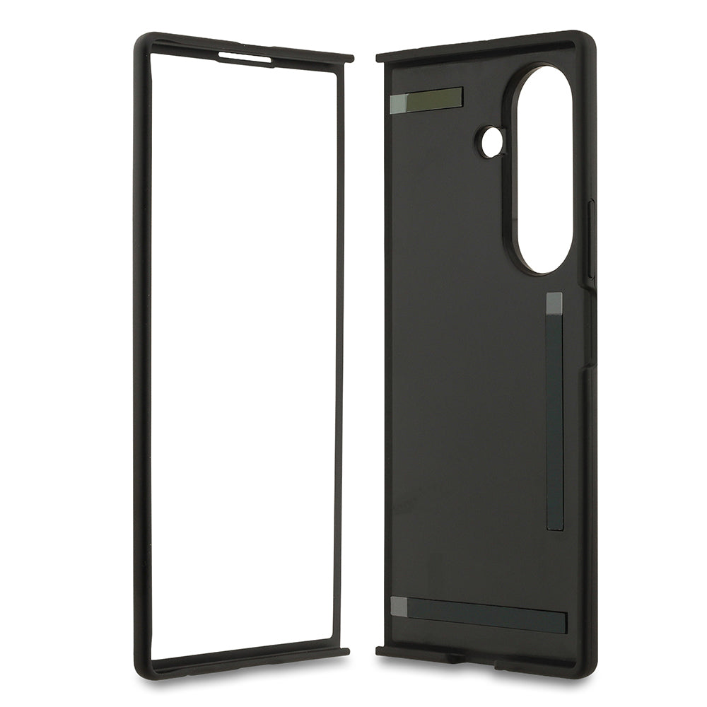 Galaxy Z Fold 7 Kılıf Guess Orijinal Lisanslı PU Deri Büyük Metal Logo Dizaynlı Kılıf