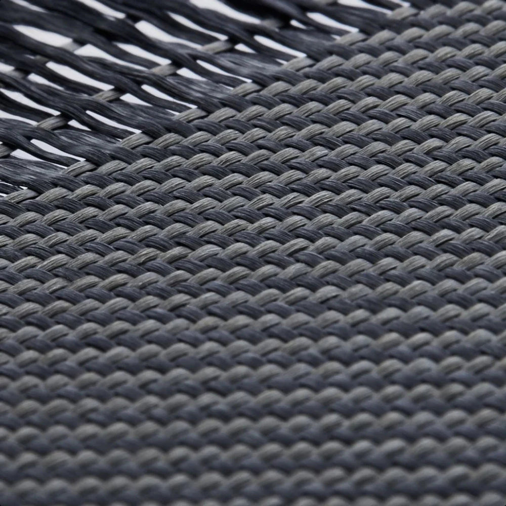 Galaxy Z Fold 7 Kılıf M-safe Şarj Özellikli 600D Aramid Karbon Fiber Pitaka Ultra-Slim Classic Serisi Black-Grey Twill Kılıf