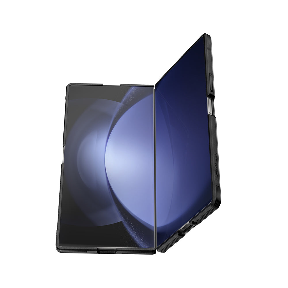 Galaxy Z Fold 7 Kılıf M-safe Şarj Özellikli Airbagli Raptic Shield Serisi Şeffaf Arka Yüzey Kılıf
