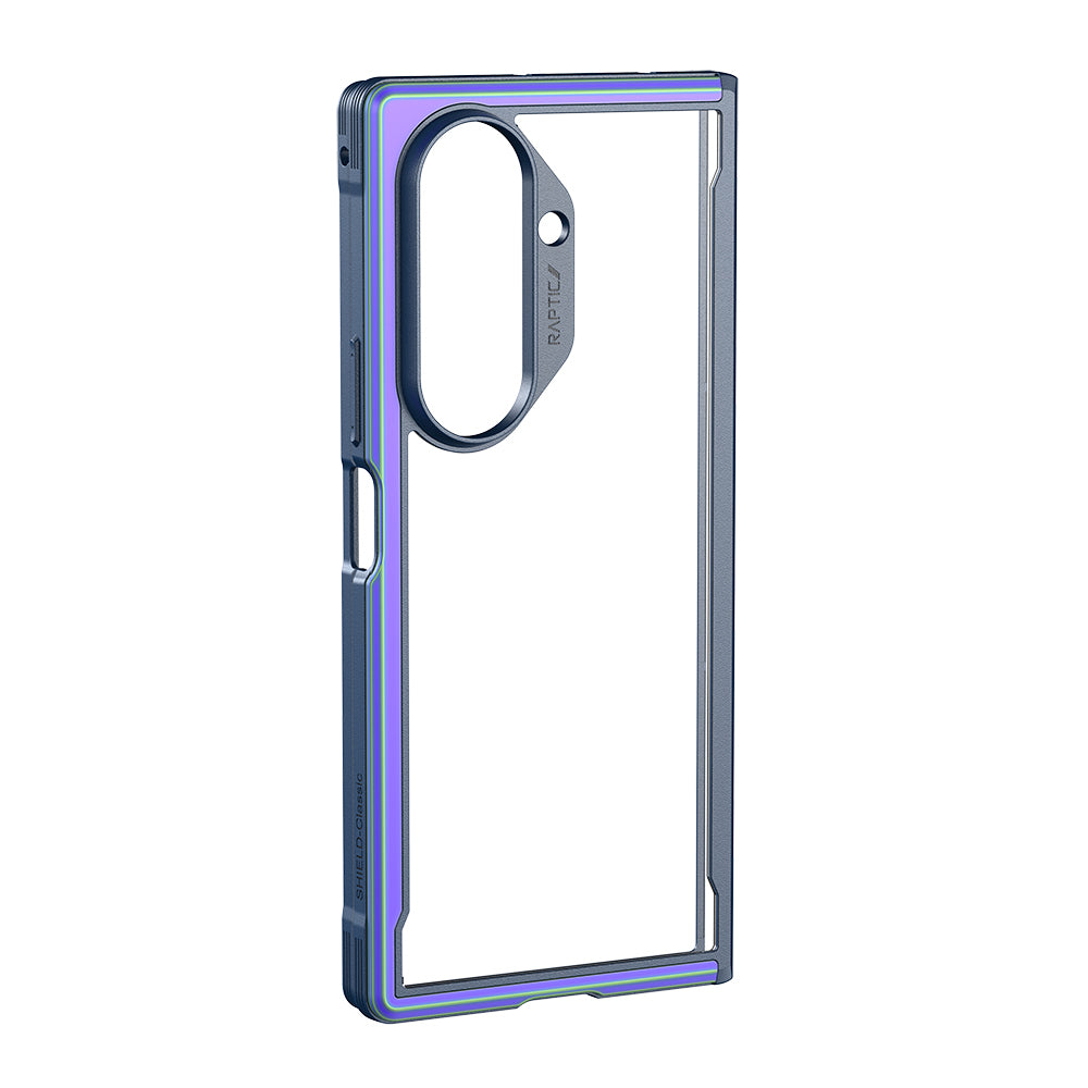 Galaxy Z Fold 7 Kılıf M-safe Şarj Özellikli Airbagli Raptic Shield Serisi Şeffaf Arka Yüzey Kılıf