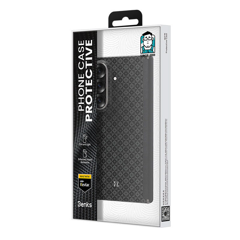 Galaxy Z Fold 7 Kılıf M-Safe Şarj Özellikli Benks ArmorAir ArmorGrid Serisi Kevlar Kılıf