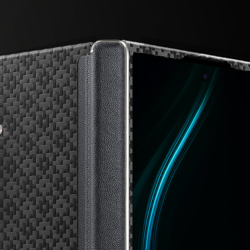 Galaxy Z Fold 7 Kılıf M-Safe Şarj Özellikli Benks ArmorAir ArmorGrid Serisi Kevlar Karbon Kılıf