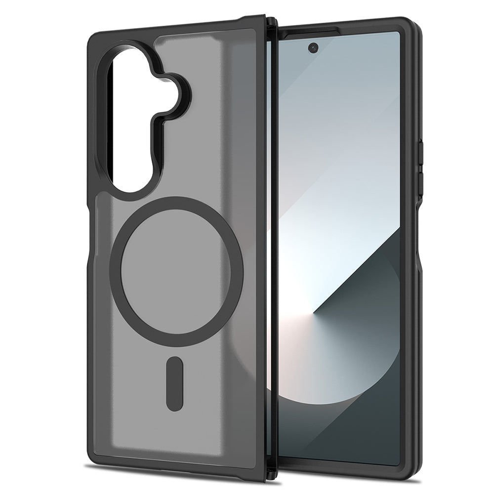 Galaxy Z Fold 7 Kılıf M-Safe Şarj Özellikli Kamera Korumalı Zore Lunex Kılıf