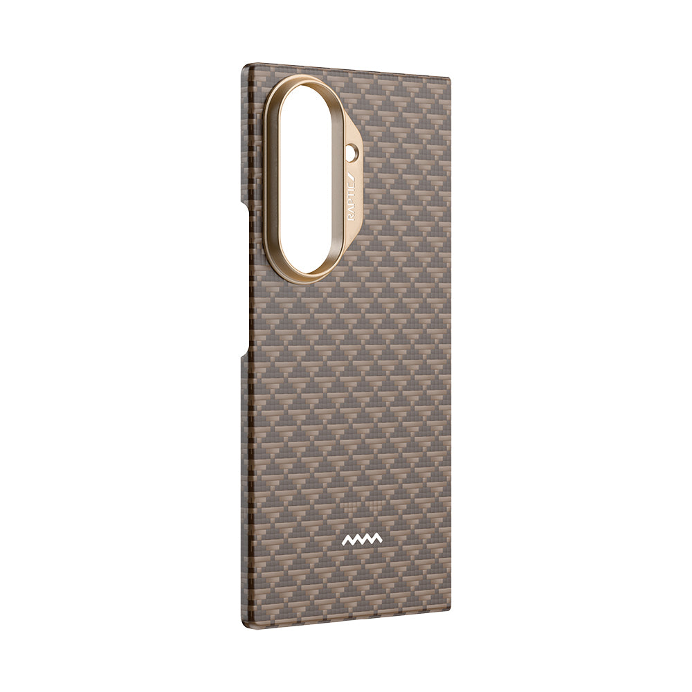 Galaxy Z Fold 7 Kılıf M-safe Şarj Özellikli Raptic Aramid Skin Origin Serisi Karbon Kılıf