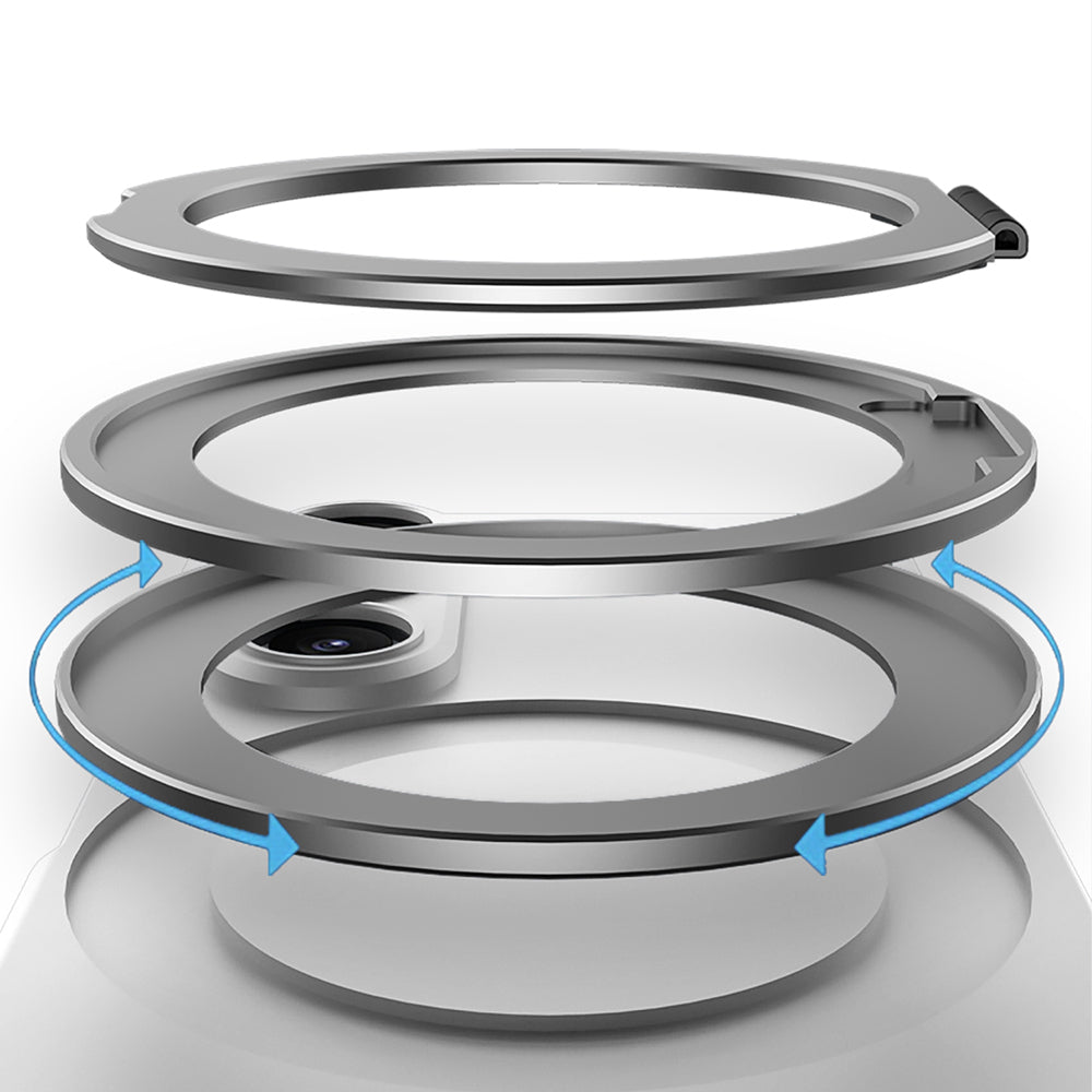 Galaxy Z Fold 7 Kılıf M-safe Şarj Özellikli Zore Kıpta Yüzüklü Kamera Korumalı Kılıf