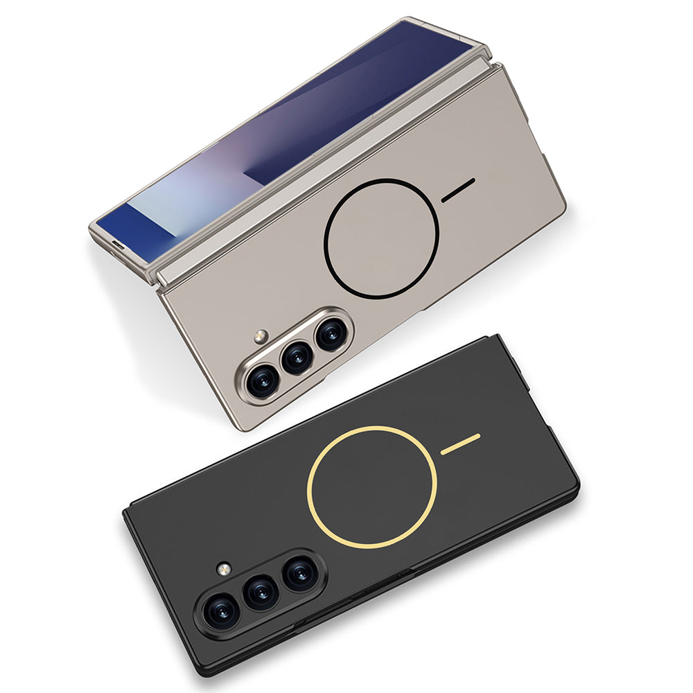 Galaxy Z Fold 7 Kılıf Wireless Şarj Özellikli Zore Kıpta M-safe Kılıf