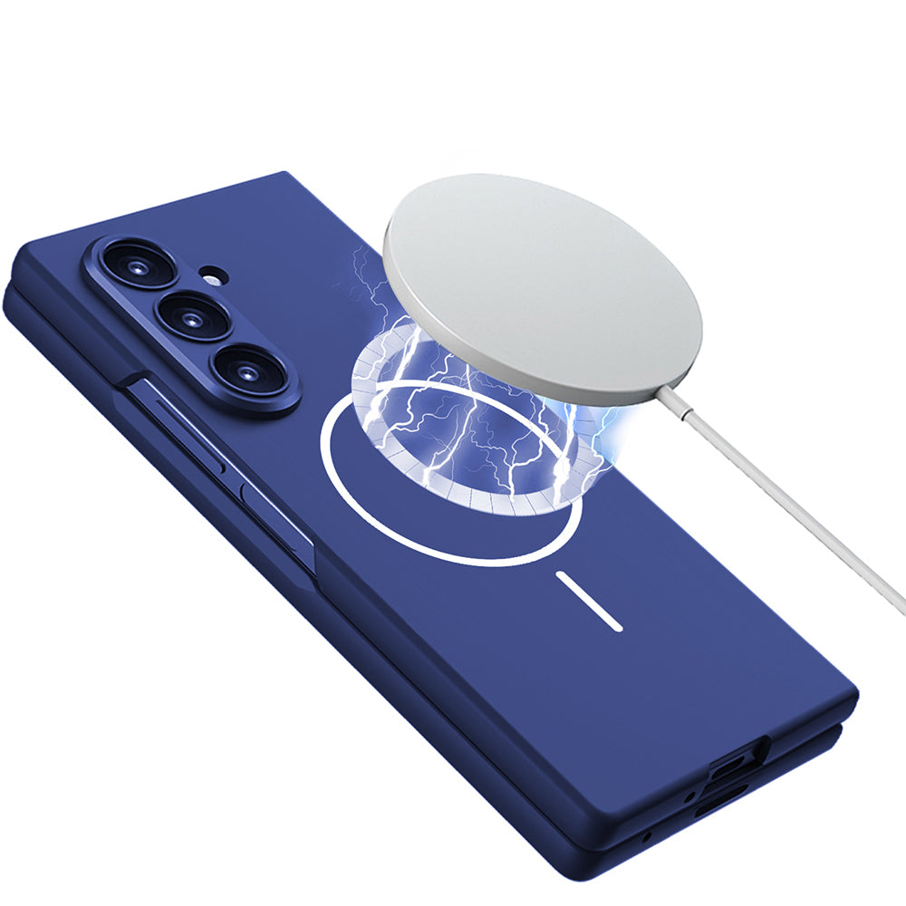 Galaxy Z Fold 7 Kılıf Wireless Şarj Özellikli Zore Kıpta M-safe Kılıf