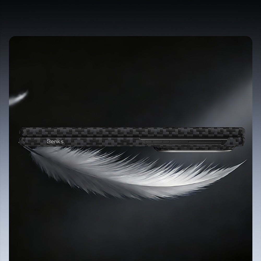 Galaxy Z Fold 8 Benks ArmorAir ArmorGrid Grand Combo Üçlü Aksesuar Seti (Ön Arka Kevlar Karbon Kılıf + Ekran Koruyucu)