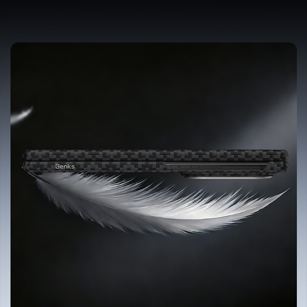 Galaxy Z Fold 8 Benks ArmorAir ArmorGrid Grand Combo Üçlü Aksesuar Seti (Ön Arka Kevlar Karbon Kılıf + Ekran Koruyucu)