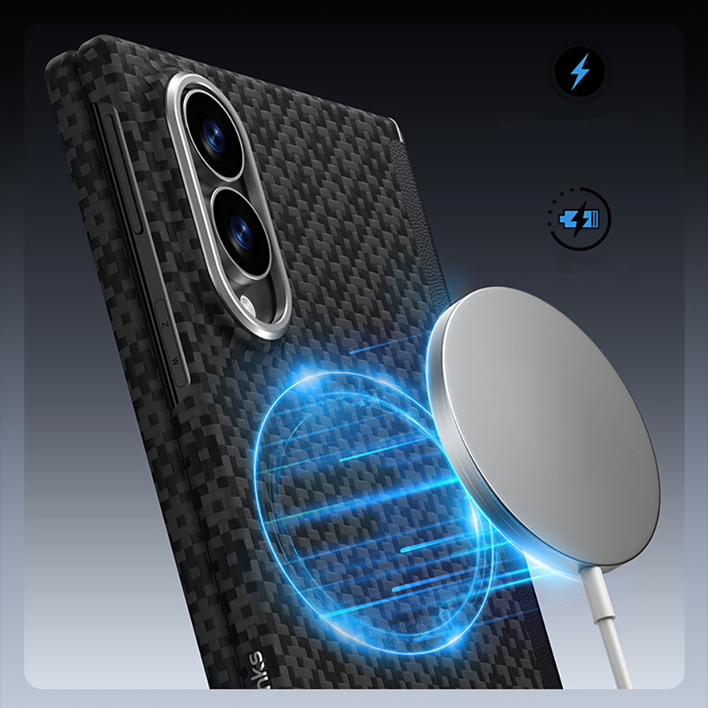 Galaxy Z Fold 8 Benks ArmorAir ArmorGrid Grand Combo Üçlü Aksesuar Seti (Ön Arka Kevlar Karbon Kılıf + Ekran Koruyucu)