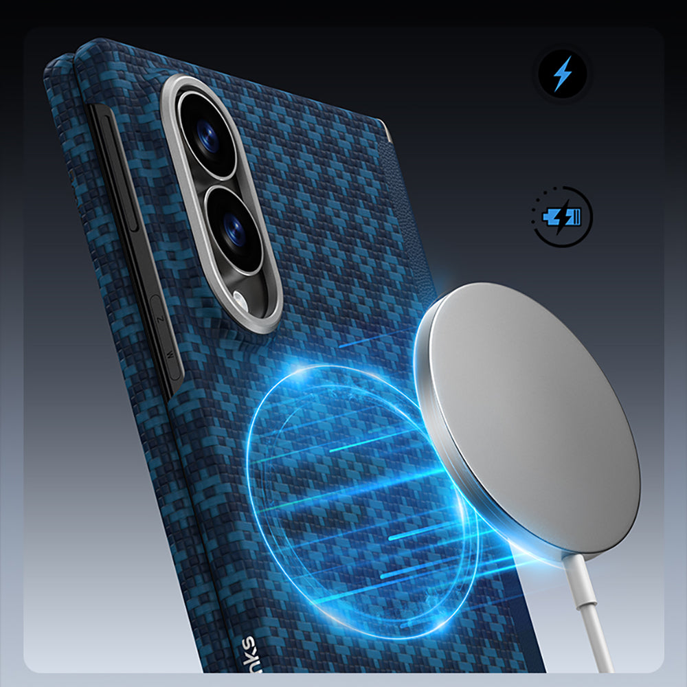 Galaxy Z Fold 8 Benks ArmorAir ArmorGrid Grand Combo Üçlü Aksesuar Seti (Ön Arka Kevlar Karbon Kılıf + Ekran Koruyucu)