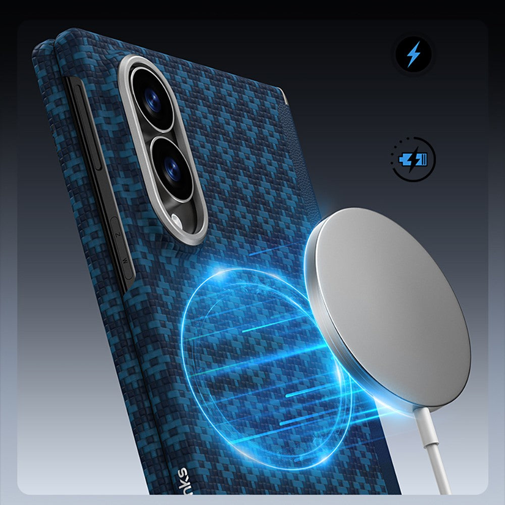 Galaxy Z Fold 8 Benks ArmorAir ArmorGrid Grand Combo Üçlü Aksesuar Seti (Ön Arka Kevlar Karbon Kılıf + Ekran Koruyucu)