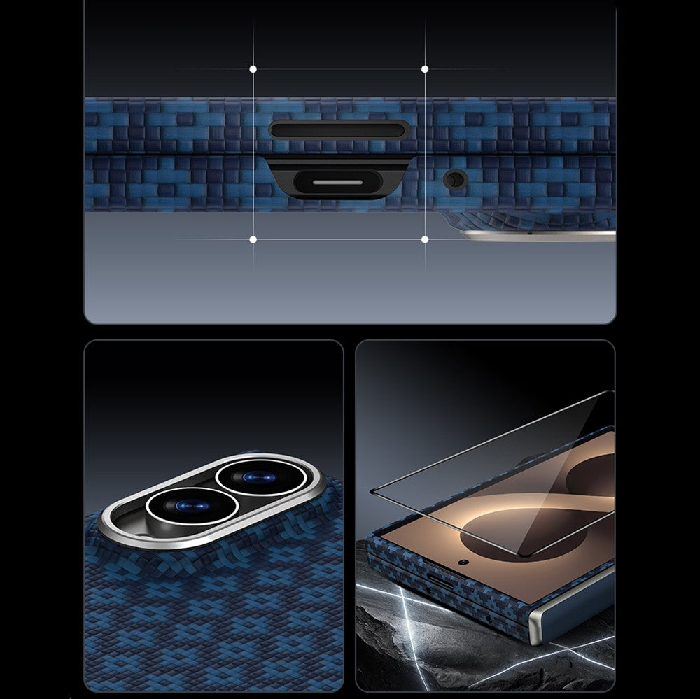 Galaxy Z Fold 8 Benks ArmorAir ArmorGrid Grand Combo Üçlü Aksesuar Seti (Ön Arka Kevlar Karbon Kılıf + Ekran Koruyucu)