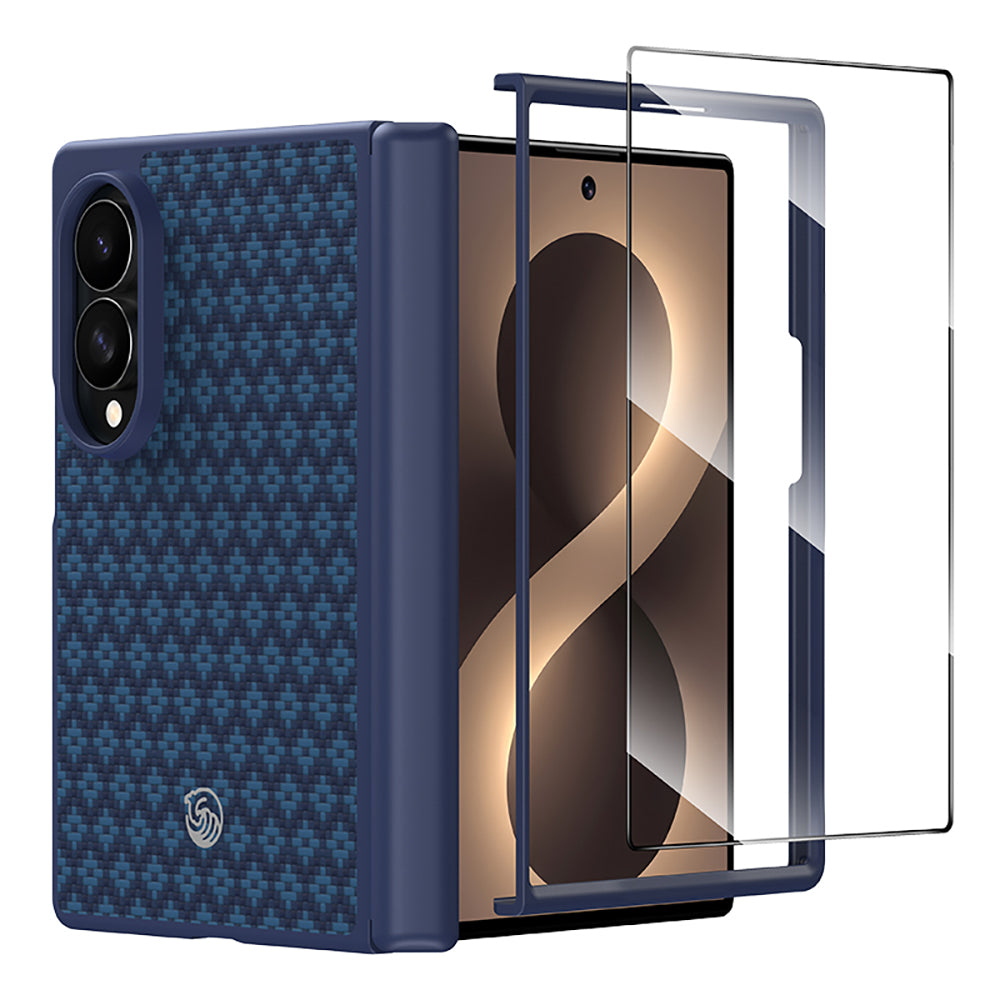 Galaxy Z Fold 8 Benks ArmorPro ArmorGrid Grand Combo Üçlü Aksesuar Seti (Ön Arka Kevlar Karbon Kılıf + Ekran Koruyucu)