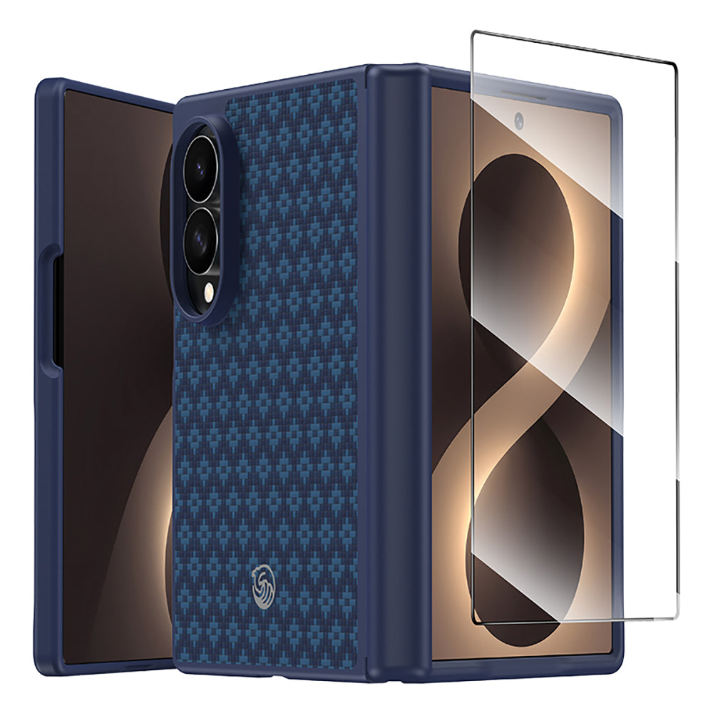 Galaxy Z Fold 8 Benks ArmorPro ArmorGrid Grand Combo Üçlü Aksesuar Seti (Ön Arka Kevlar Karbon Kılıf + Ekran Koruyucu)