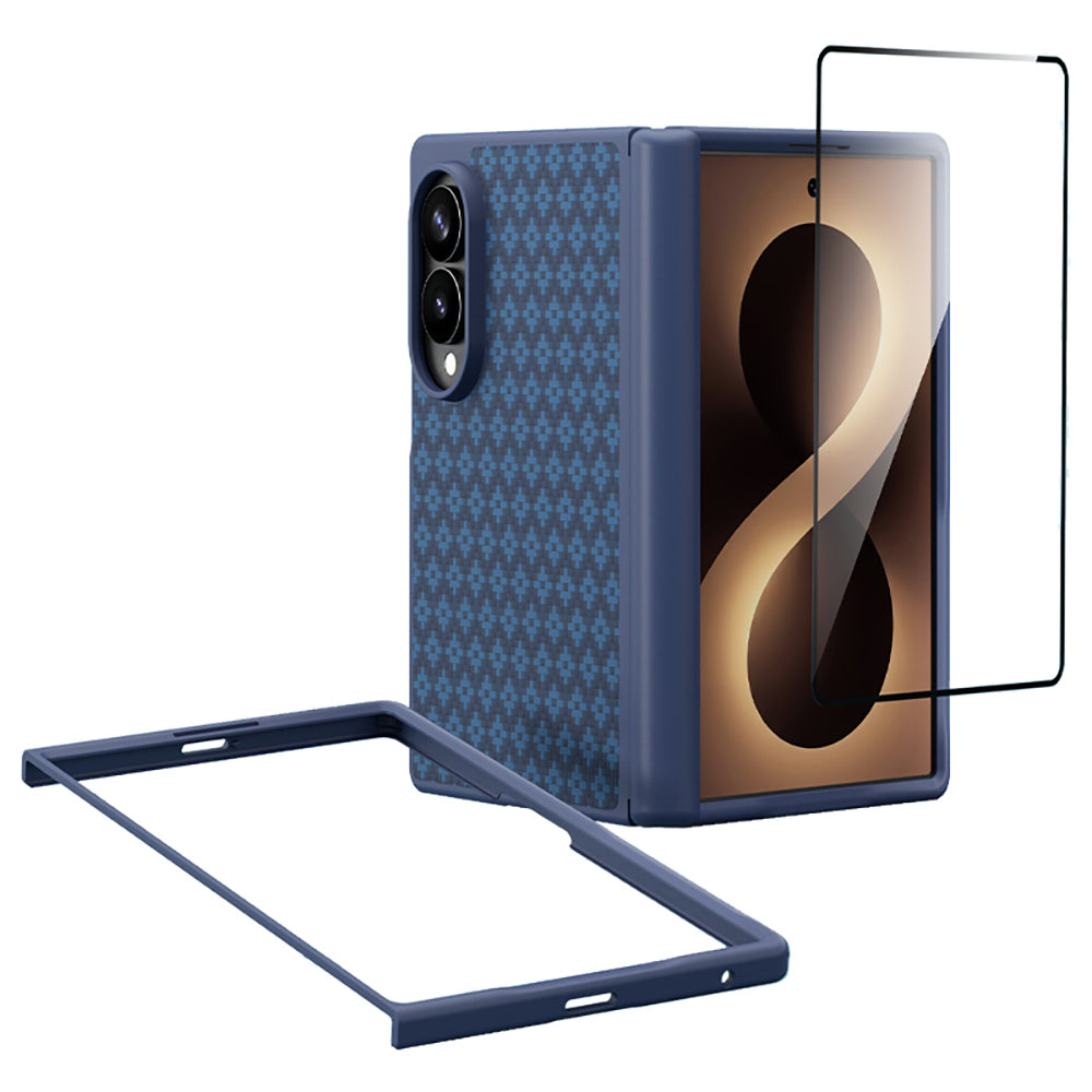 Galaxy Z Fold 8 Benks ArmorPro ArmorGrid Grand Combo Üçlü Aksesuar Seti (Ön Arka Kevlar Karbon Kılıf + Ekran Koruyucu)