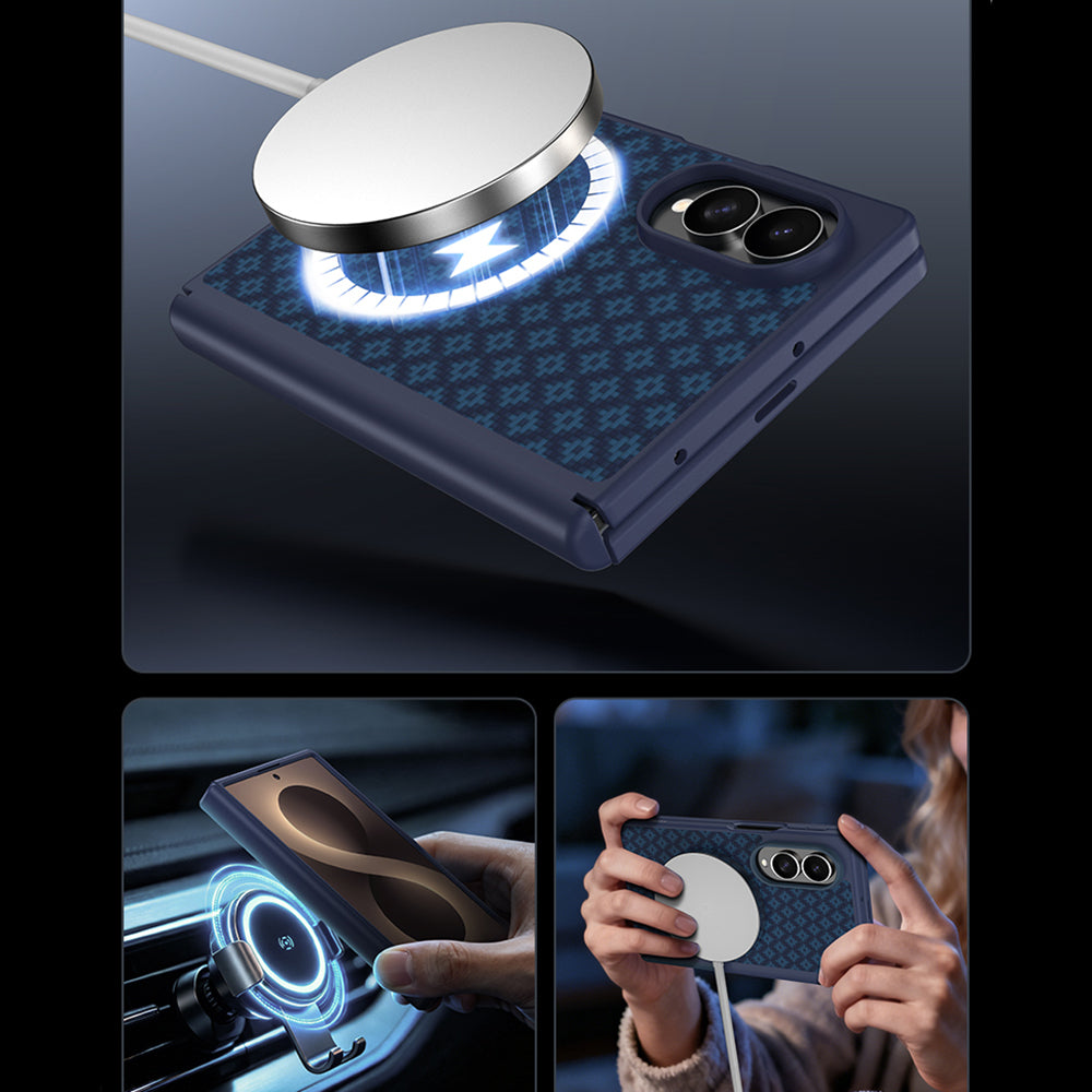 Galaxy Z Fold 8 Benks ArmorPro ArmorGrid Grand Combo Üçlü Aksesuar Seti (Ön Arka Kevlar Karbon Kılıf + Ekran Koruyucu)