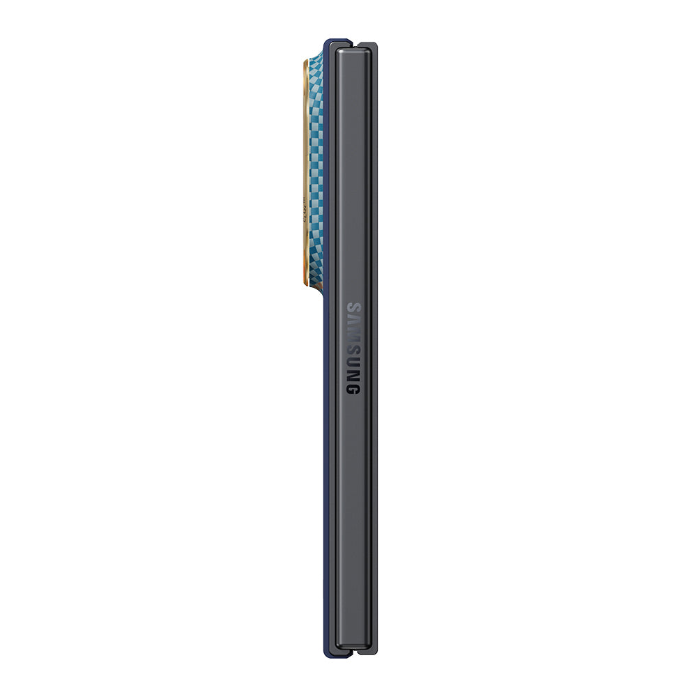 Galaxy Z Fold 8 Kılıf M-safe Şarj Özellikli Aramid Karbon Fiber Pitaka Sunset 2.0 California Dream Serisi Kılıf