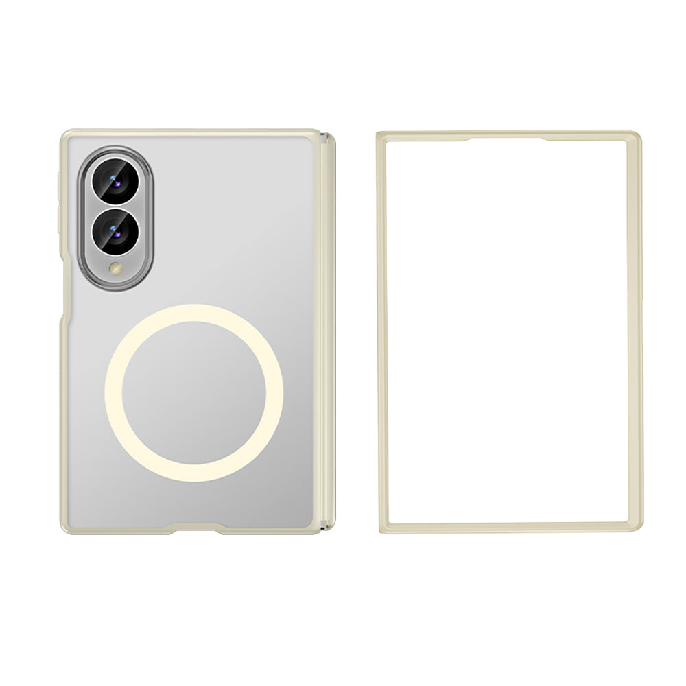 Galaxy Z Fold 8 Kılıf M-safe Şarj Özellikli Arkası Mat Sert PC Wlons Vena Kılıf