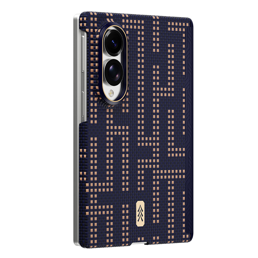 Galaxy Z Fold 8 Kılıf M-safe Şarj Özellikli Raptic Aramid SkinPro Serisi Karbon Kılıf