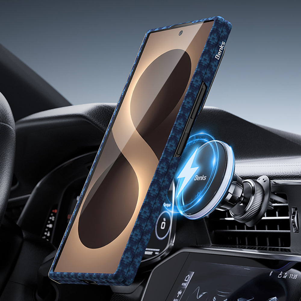Galaxy Z Fold 8 Ultra Benks ArmorAir ArmorGrid Grand Combo Üçlü Aksesuar Seti (Ön Arka Kevlar Karbon Kılıf + Ekran Koruyucu)