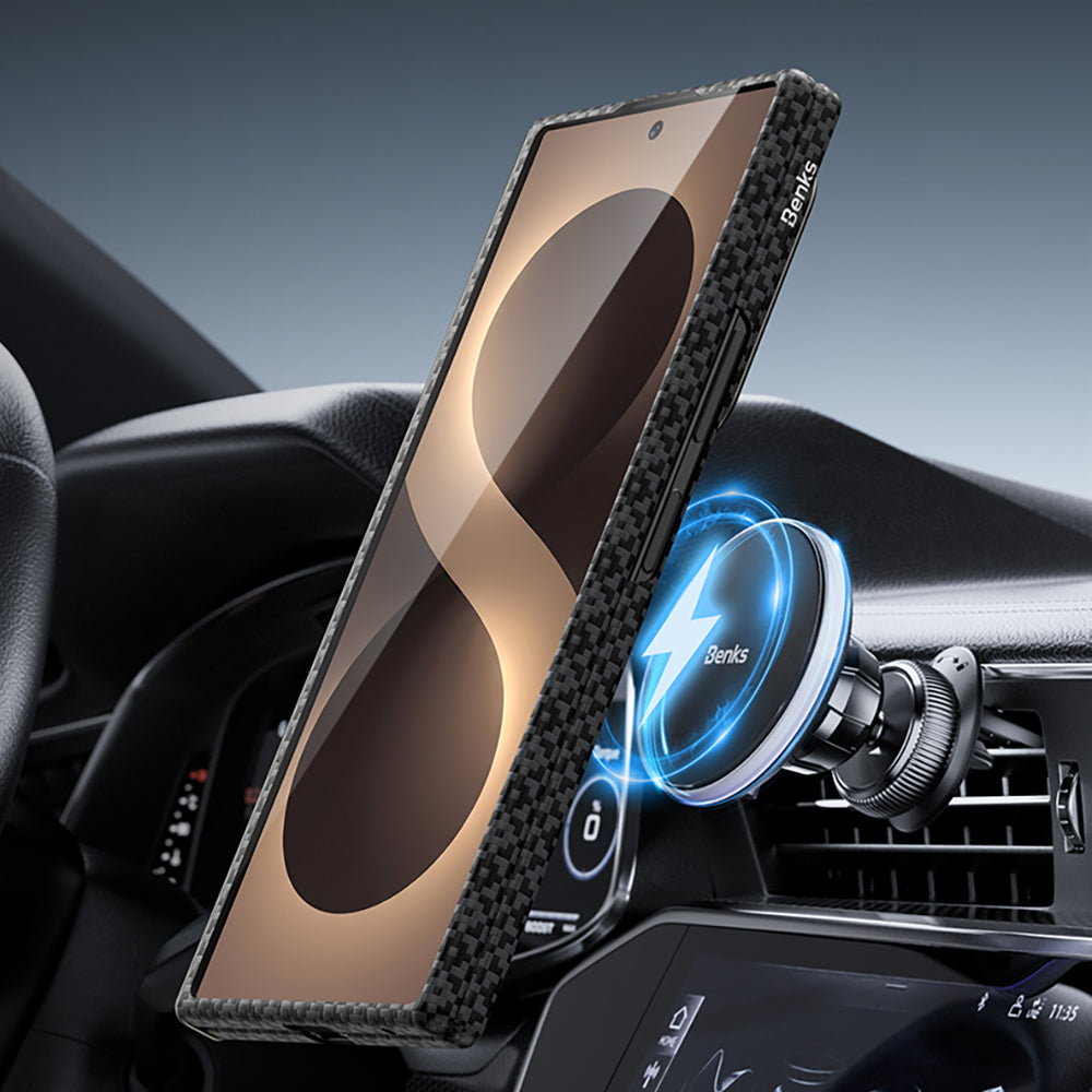 Galaxy Z Fold 8 Ultra Benks ArmorAir ArmorGrid Grand Combo Üçlü Aksesuar Seti (Ön Arka Kevlar Karbon Kılıf + Ekran Koruyucu)