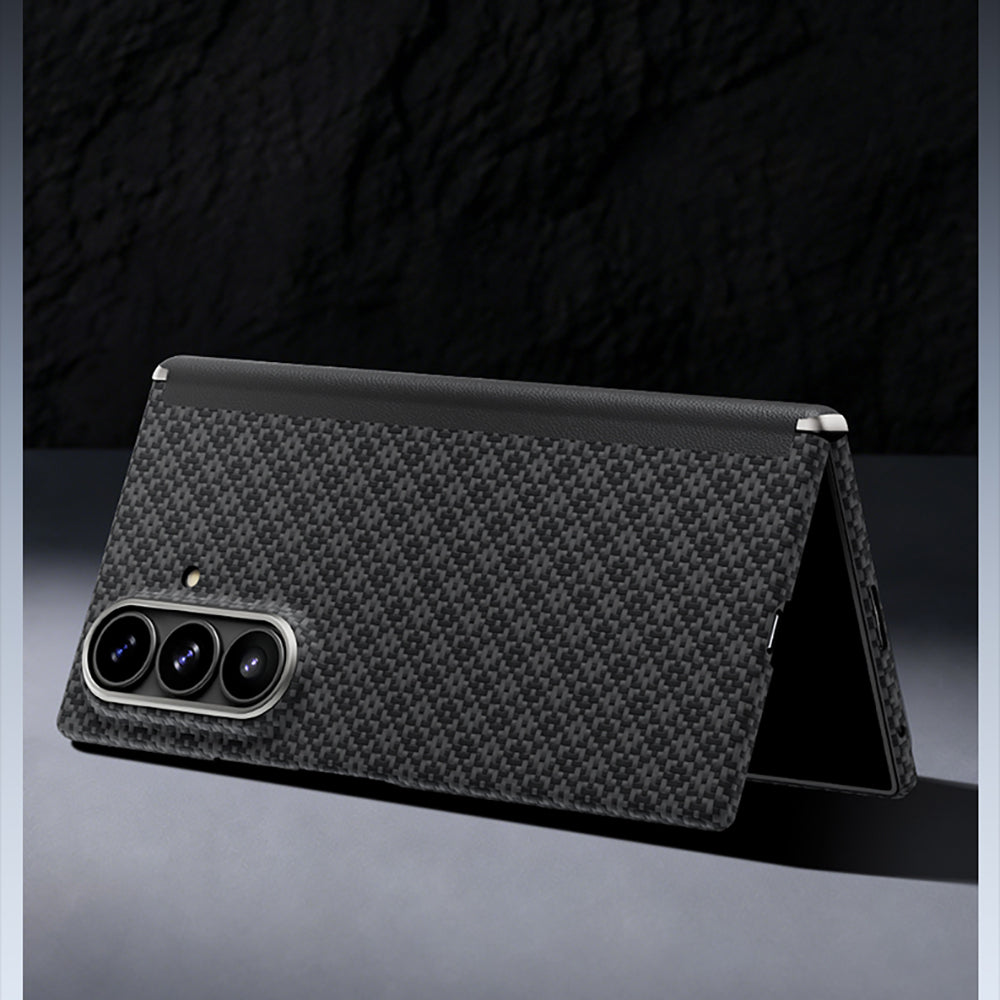Galaxy Z Fold 8 Ultra Benks ArmorAir ArmorGrid Grand Combo Üçlü Aksesuar Seti (Ön Arka Kevlar Karbon Kılıf + Ekran Koruyucu)