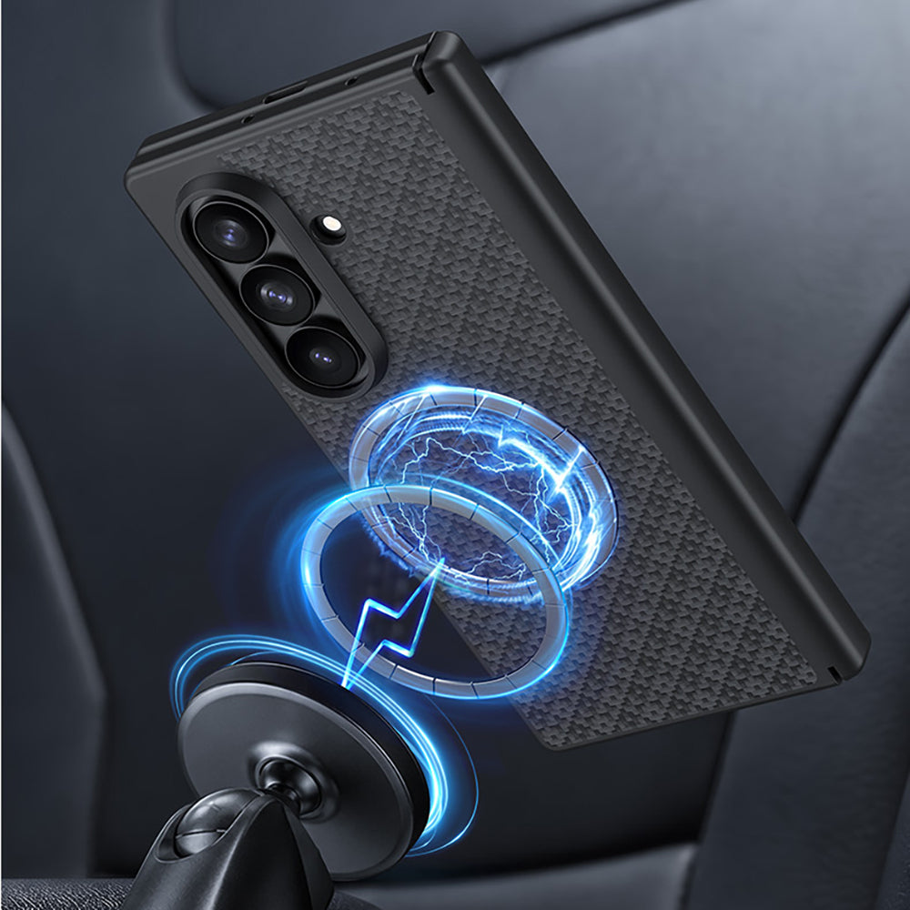 Galaxy Z Fold 8 Ultra Benks ArmorPro ArmorGrid Grand Combo Üçlü Aksesuar Seti (Ön Arka Kevlar Karbon Kılıf + Ekran Koruyucu)