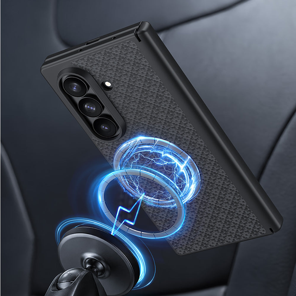 Galaxy Z Fold 8 Ultra Benks ArmorPro ArmorGrid Grand Combo Üçlü Aksesuar Seti (Ön Arka Kevlar Karbon Kılıf + Ekran Koruyucu)