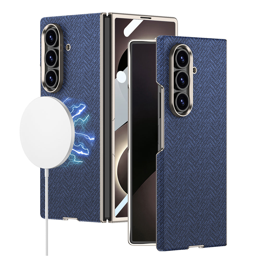 Galaxy Z Fold 8 Ultra Kılıf M-safe Şarj Özellikli Zore Kıpta KPT-11 Sert PC Kılıf