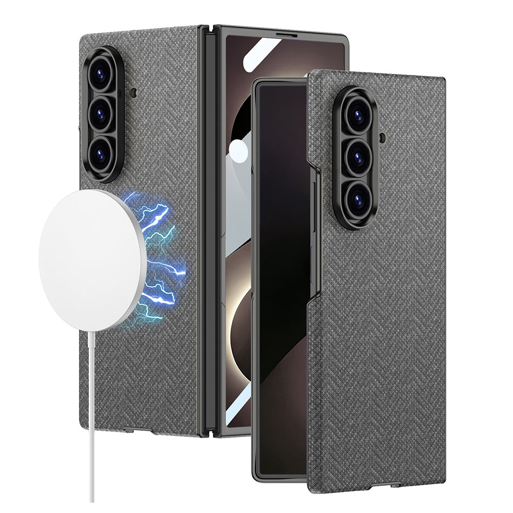 Galaxy Z Fold 8 Ultra Kılıf M-safe Şarj Özellikli Zore Kıpta KPT-11 Sert PC Kılıf