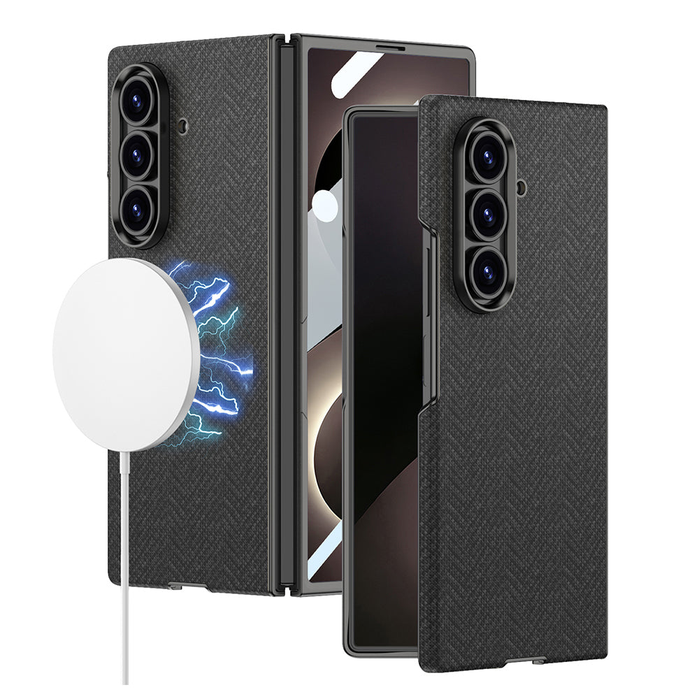 Galaxy Z Fold 8 Ultra Kılıf M-safe Şarj Özellikli Zore Kıpta KPT-11 Sert PC Kılıf