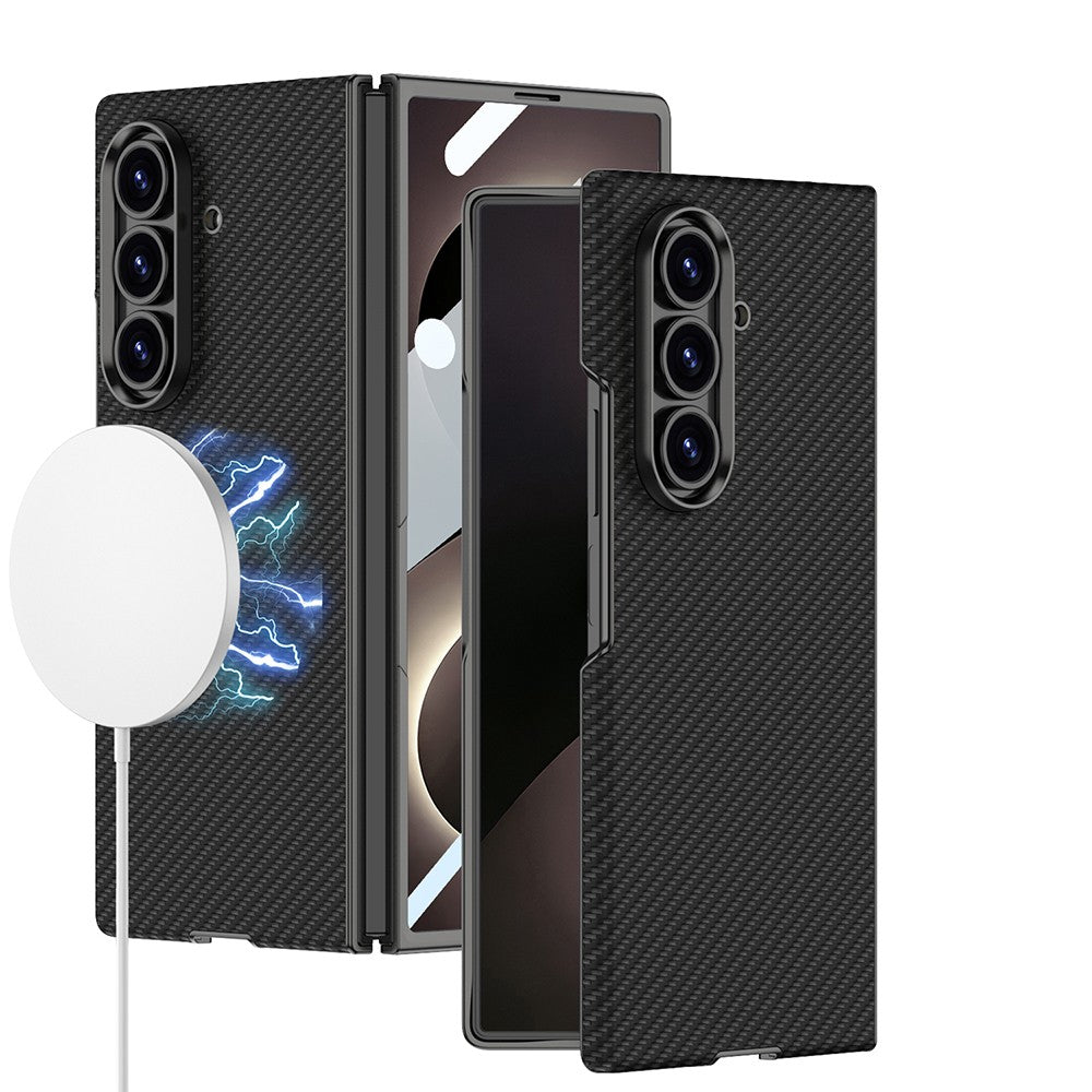 Galaxy Z Fold 8 Ultra Kılıf M-safe Şarj Özellikli Zore Kıpta KPT-12 Sert PC Kılıf