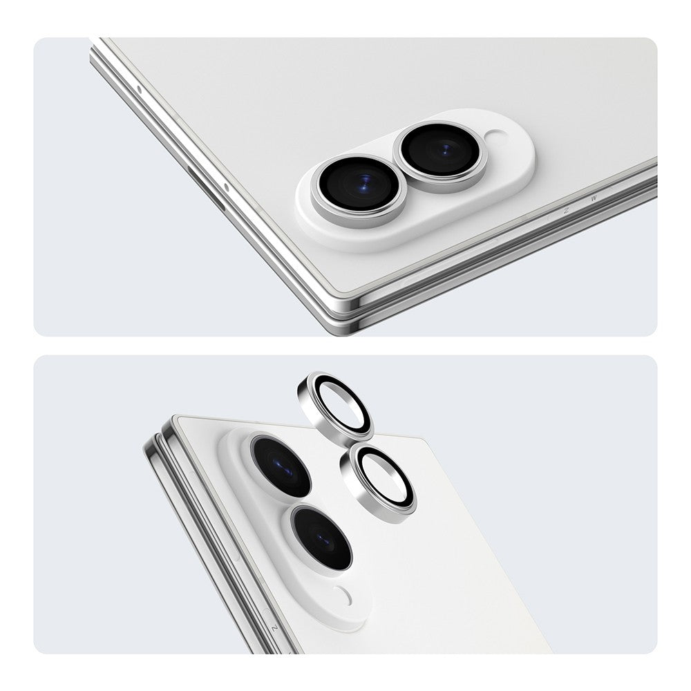 Galaxy Z Fold 8 Youngkit Alloy Original Parlama Önleyici Kamera Lens Koruyucu + Kolay Uygulama Aparatlı