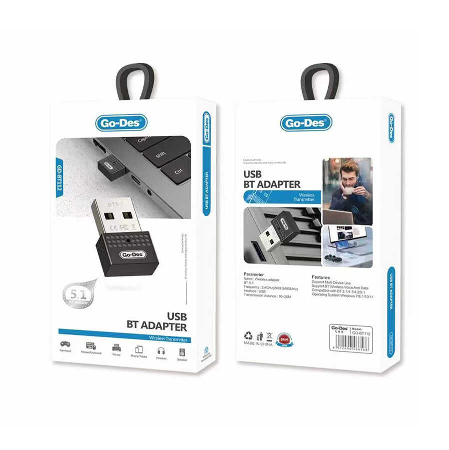 Go Des GD-BT112 USB Bluetooth Adaptör