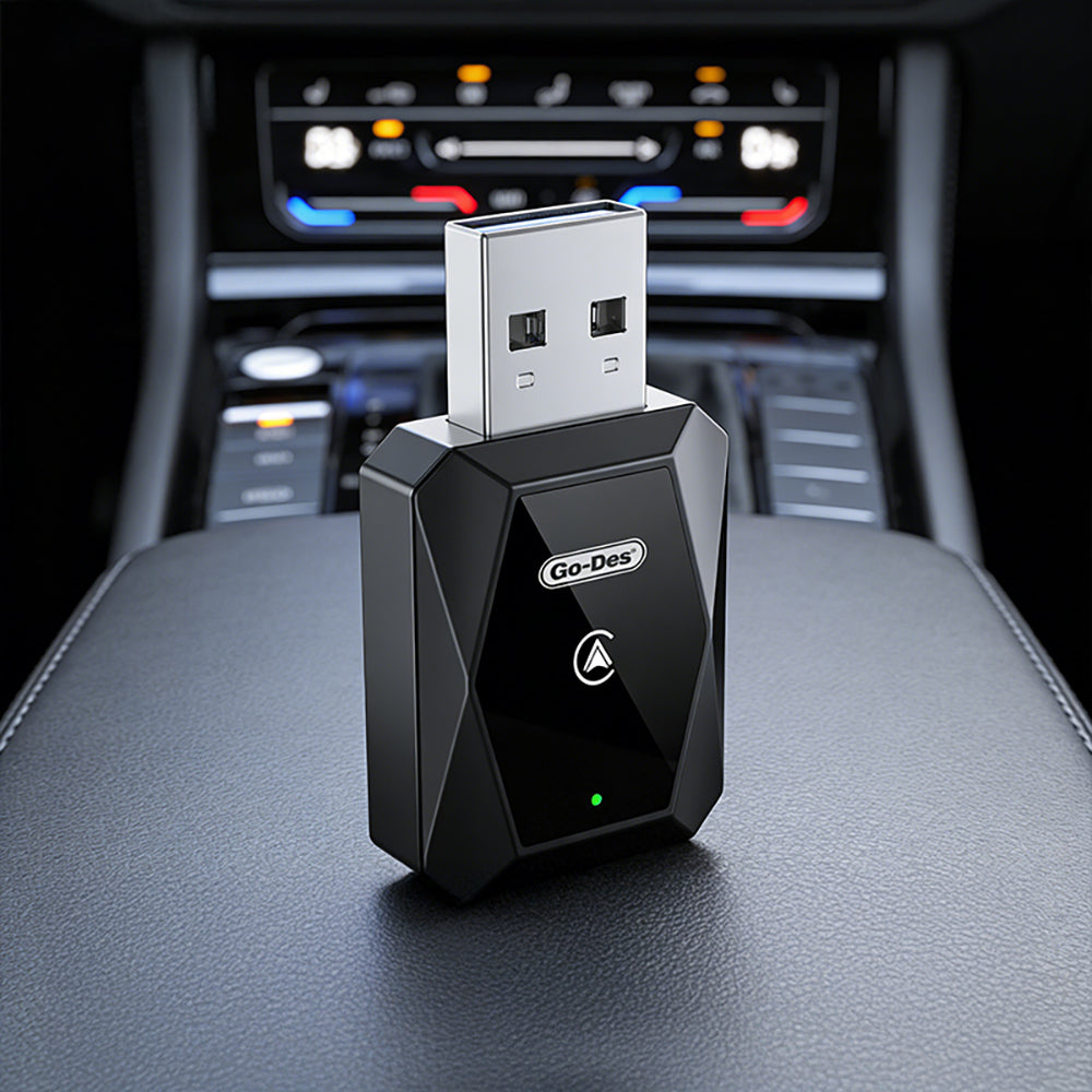 Go Des GD-BT212 Android Auto Destekli CarPlay USB Bluetooth Wireless Transmitter Adaptör