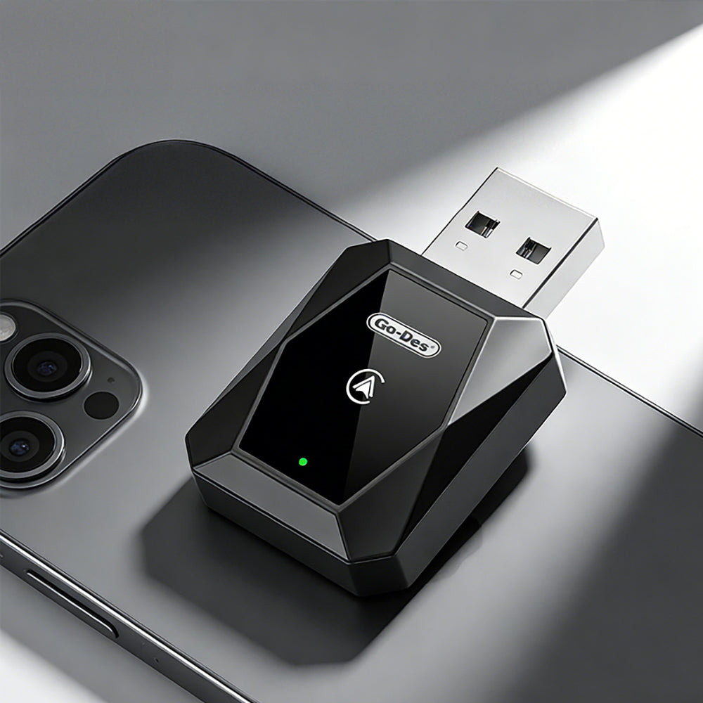 Go Des GD-BT212 Android Auto Destekli CarPlay USB Bluetooth Wireless Transmitter Adaptör