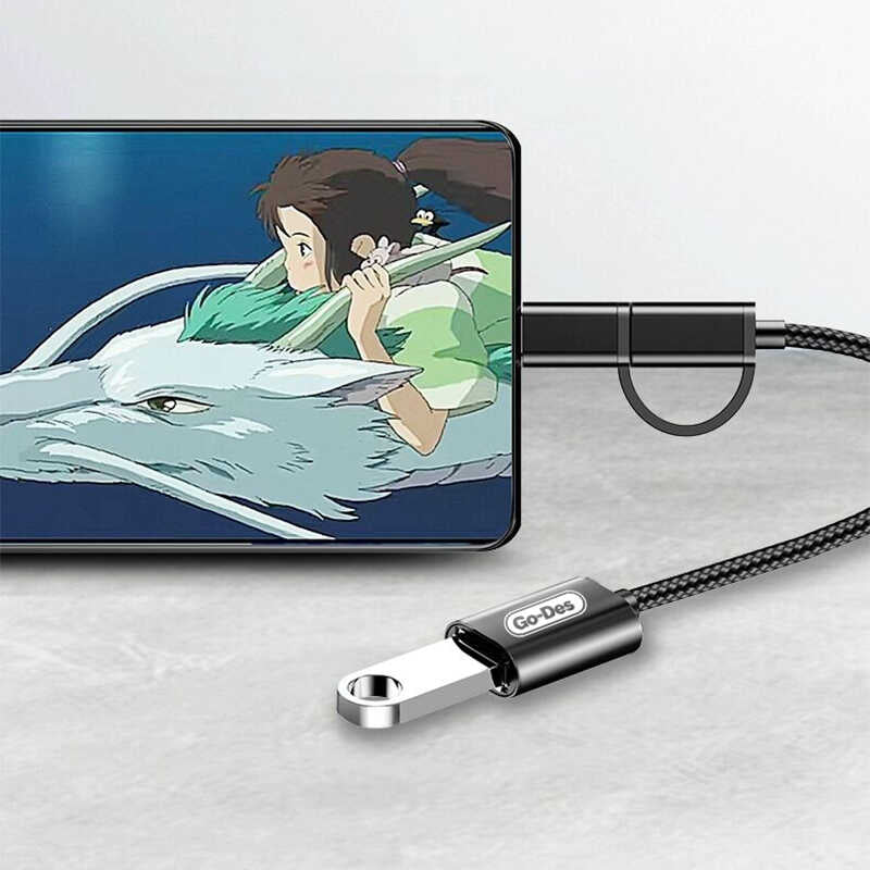 Go Des GD-CT033 2 in 1 Micro - Type-C Otg