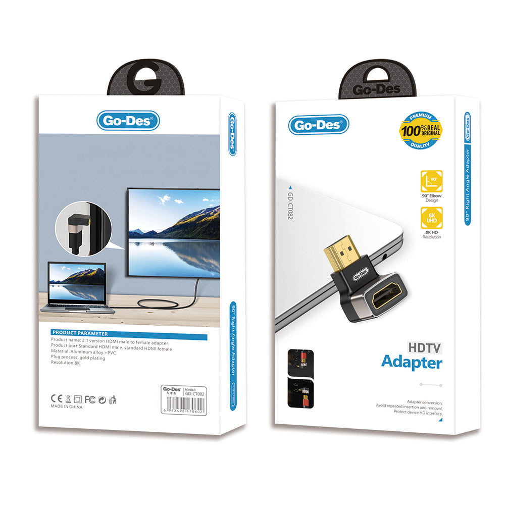 Go Des GD-CT082 HDTV HDMI Adaptör 8K HD 2.1 Versiyon Görüntü Aktarım Cihazı