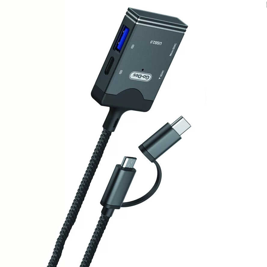 Go Des GD-DK106 5 in 1 OTG Hafıza Kart Okuyucu