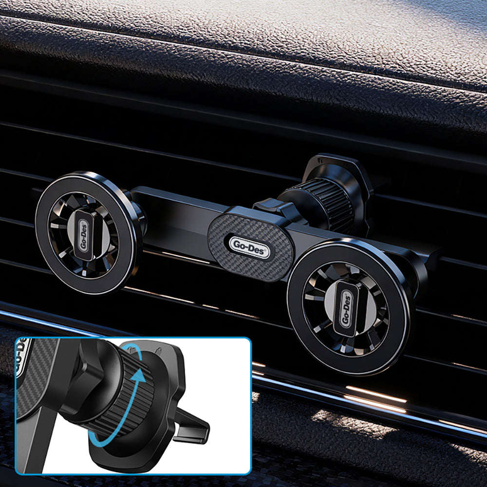 Go Des GD-HD365 Havalandırma Tasarım 2in1 Magnetik Araç Telefon Tutucu