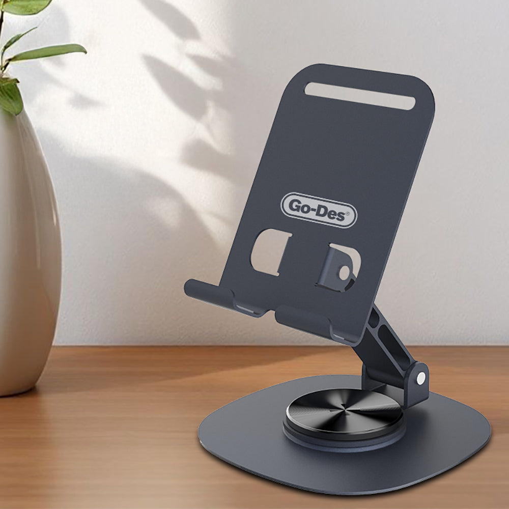 Go Des GD-HD373 Ayarlanabilir Katlanabilir 360 Derece Dönebilen Telefon ve Tablet Standı