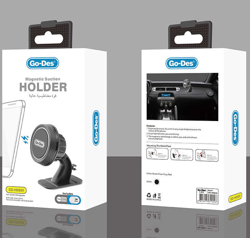 Go Des GD-HD620 Magnetik Araç Telefon Tutucu