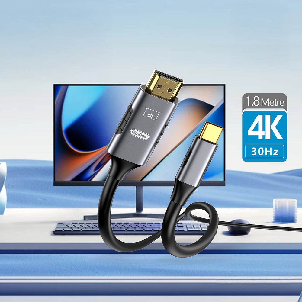 Go Des GD-HM813 Type-C to HDTV Kablo 1.8M